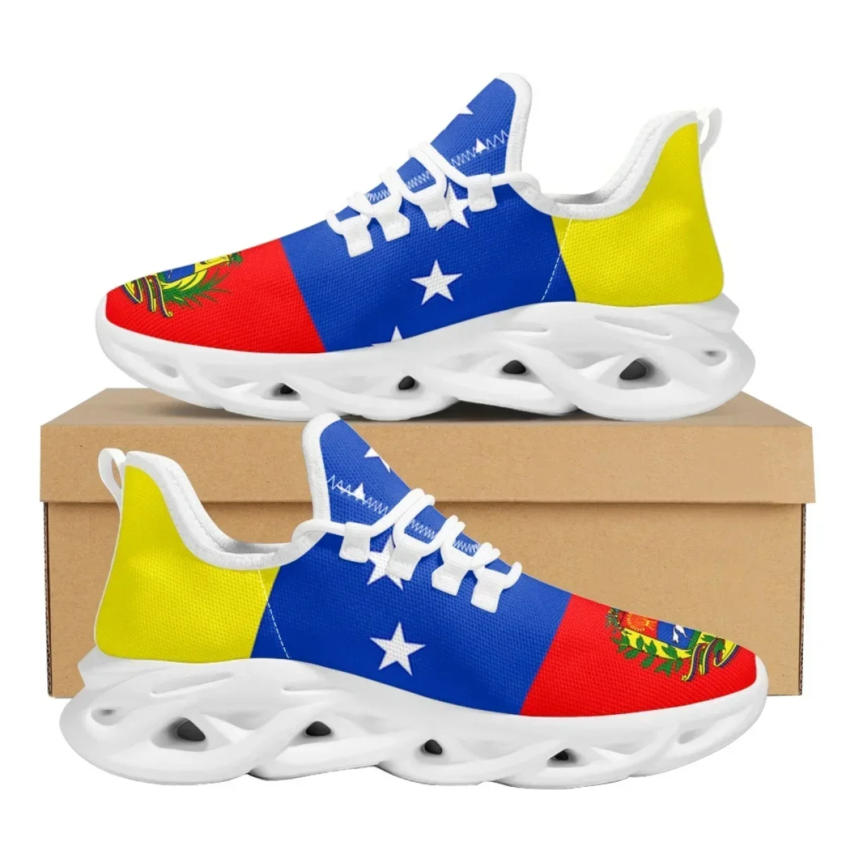 Running Gear Ladies - Venezuela Flag Sneakers for Womens Mens