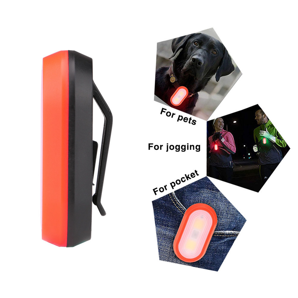 Running Gear For Rain - 4Pcs Slim Lightweight LED Running Light