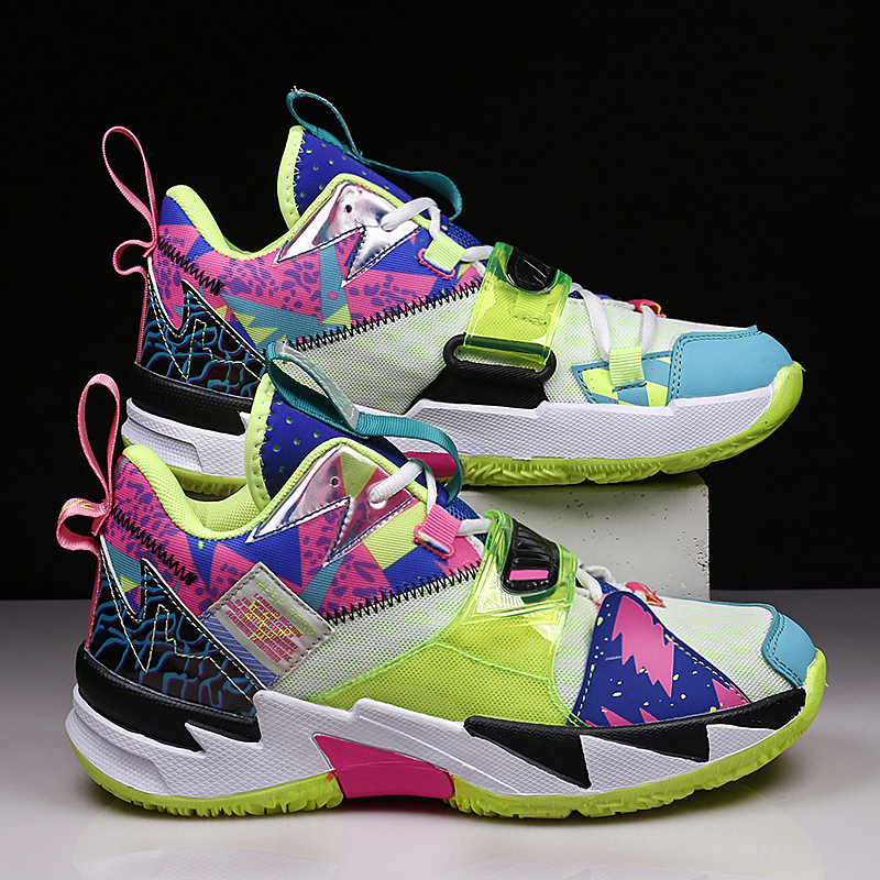 High And Running Gear - Men's Breathable Lightweight High-Top Basketball Shoes