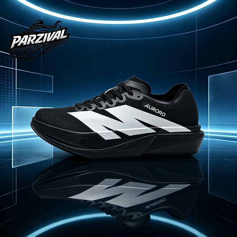 Running Gear Ladies - Men Carbon Plate Running Shoes Breathable