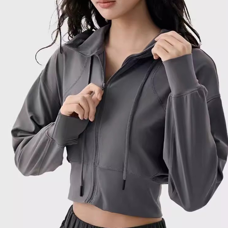 Women's Bat Hooded Casual Yoga - Winter Running Gear Jacket recension och pris