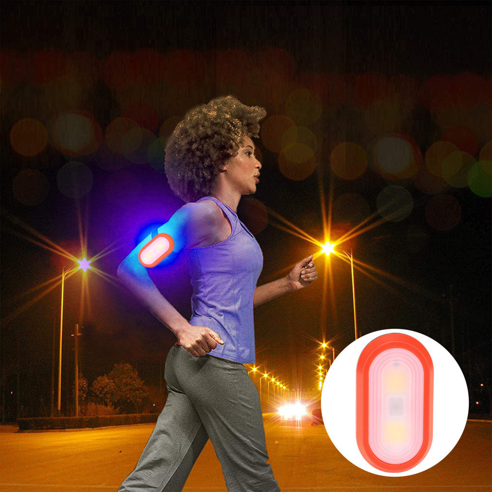 4Pcs Slim Lightweight LED Runn - Running Gear For Rain recension och pris