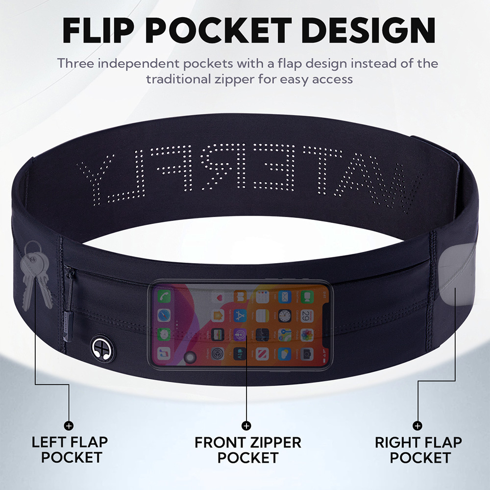 WATERFLY Running Belt Fanny Pa - Running Gear Holder recension och pris