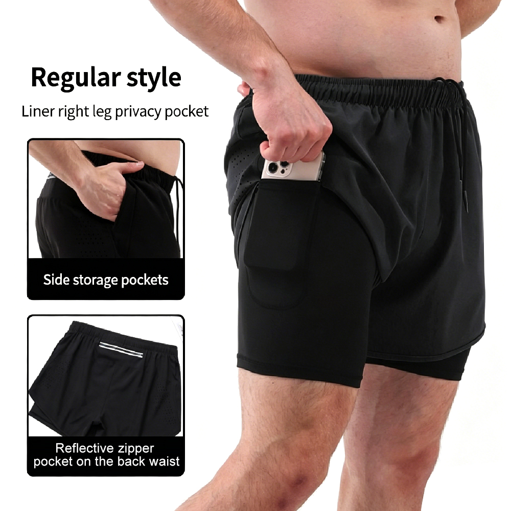 High-Waist 2-in-1 Running Shor - High And Running Gear recension och pris